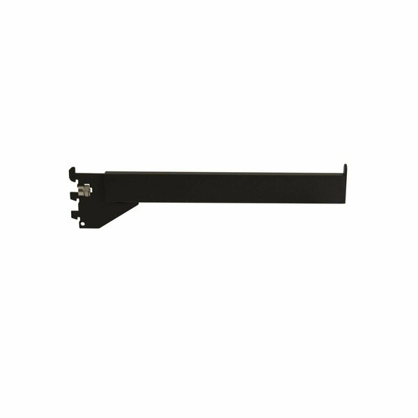 Luggage Loader RDW12-MAB 12 in. Rectangular Tubing Straight Arm for Mounted or Recessed Standard - Black - Matte LU2944956